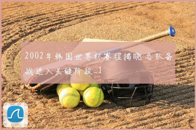 2002年韩国世界杯赛程揭晓 各队备战进入关键阶段_1