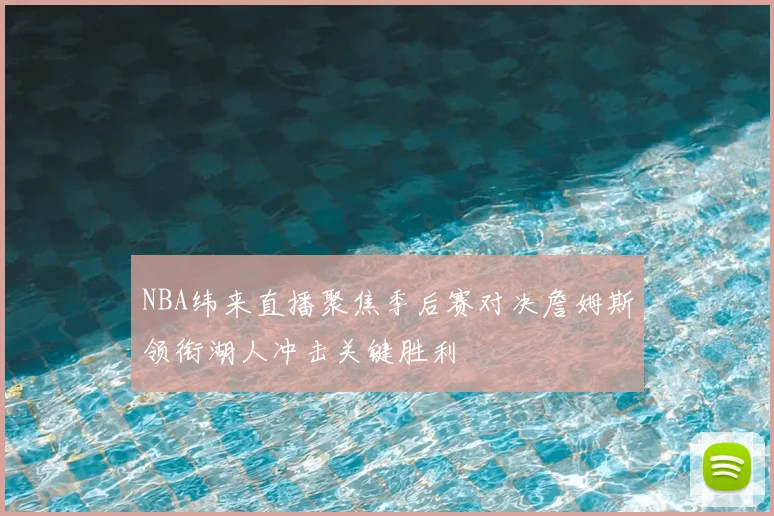 NBA纬来直播聚焦季后赛对决詹姆斯领衔湖人冲击关键胜利